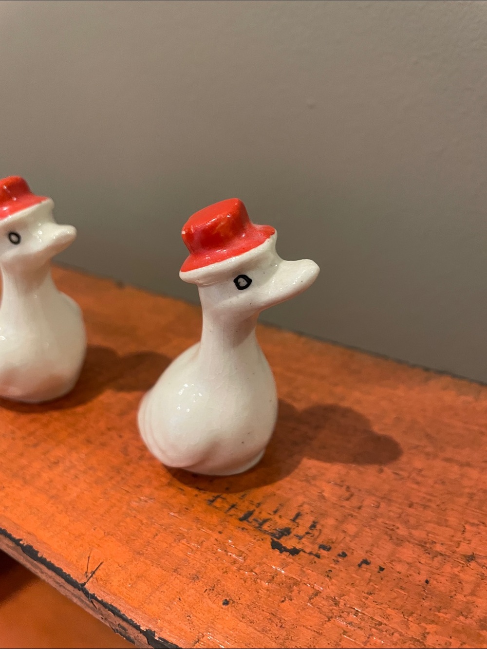 Miniature duck trio figurines - Picture 2 of 2